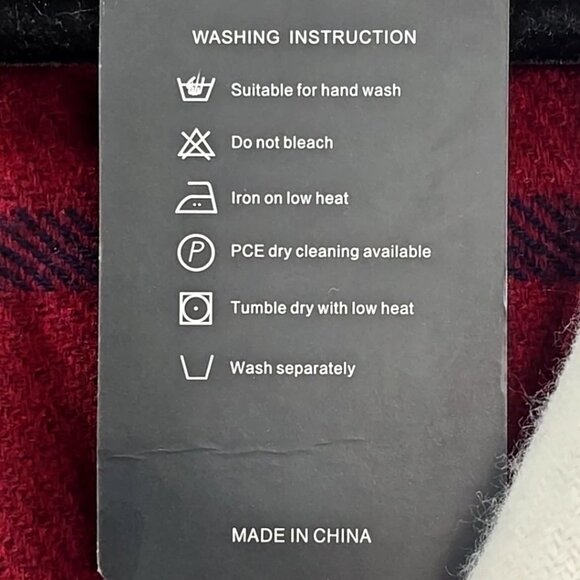 Yacun Vest Lapel Open Front Buffalo Plaid Sleeveless Cardigan Jacket Women Small - Picture 8 of 10